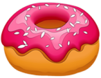 a doughnut with frosting